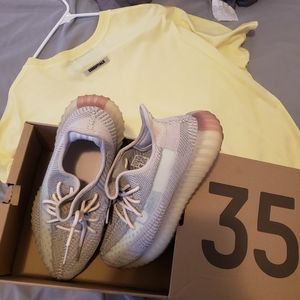 11.5 yeezy Citrin lemonade FOG essentials tee